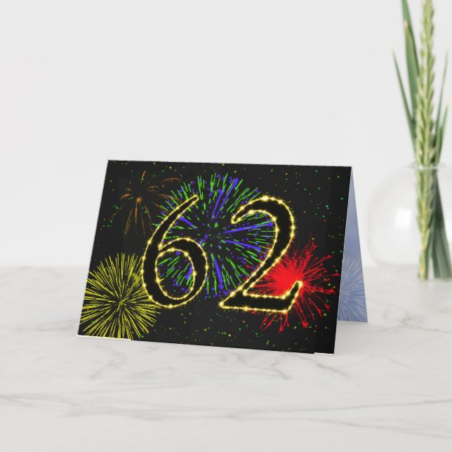 62º Convite de aniversário (Frente)