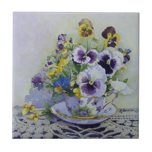 6300 Pansies no Teacup (Frente)