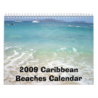 636, calendário das caraíbas de 2009 praias