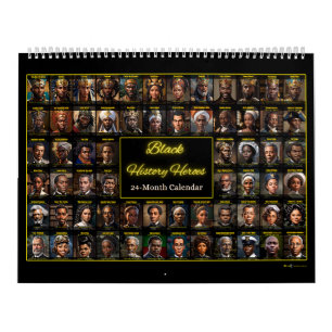 64 Heróis da História Negra: Um Calendário De 24 M