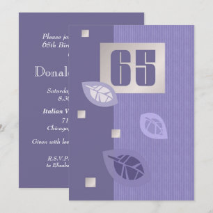65.º Convites Personalizados de Celebração de A