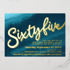 65 65º Aniversário, fotografia de ouro laca