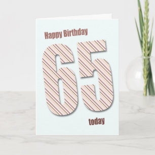 65.o cartão de aniversário