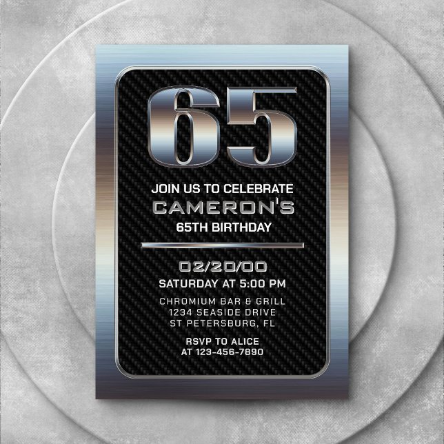 65.o Convite à Apresentação de Aniversário de Home (Criador carregado)