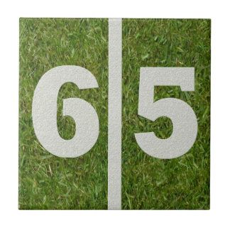 65th Azulejo customizável do futebol do