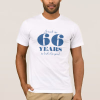 66ª Camisa de aniversário | Número do ano personal