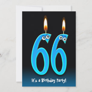66º Convite para Festa de aniversário