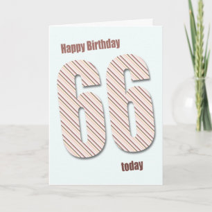 66.o cartão de aniversário
