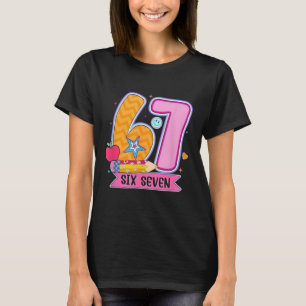 67 Camisa para Professores 6 7 Meme Mulheres Profe