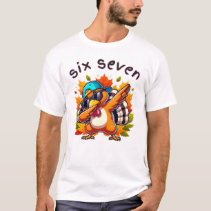 67 Camiseta de Ação de Graças Six Seven Peru Dando
