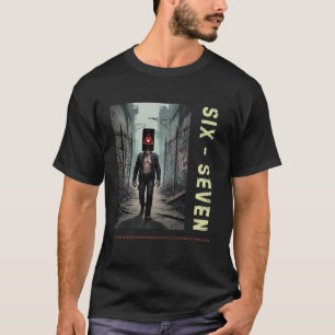 67 Meme Camiseta Six Seven Gíria Urbana Distópica