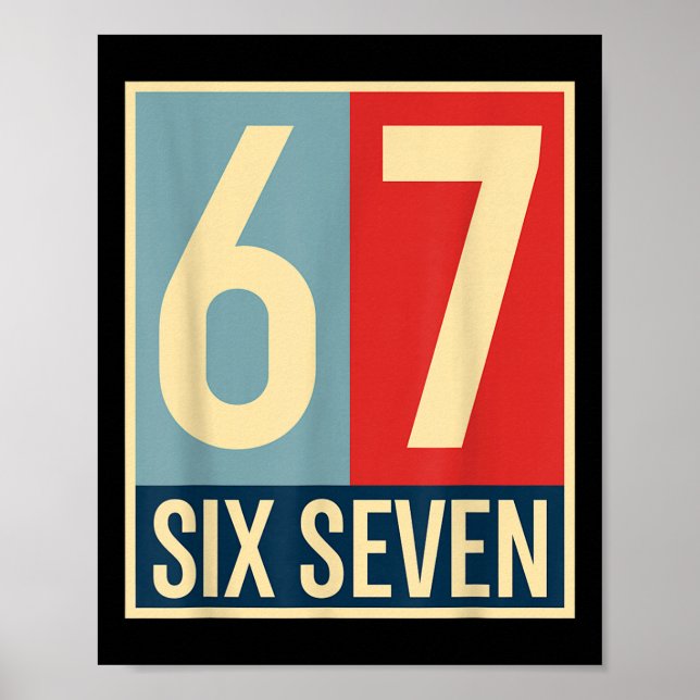 67 Meme Hope Poster Style  (Frente)
