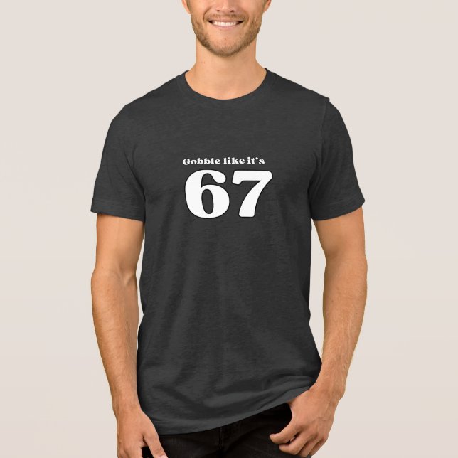 67 Meme Shirt • Six Seven Trend (Frente)