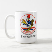67 sinal feito sob encomenda da caneca de café
