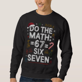 67 Six Seven Camisa de Matemática Divertida para F