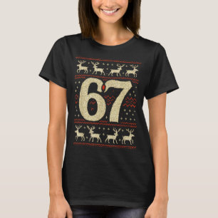 67 Suéter de Natal Feio 6 7 Meme Seis Sete Mason