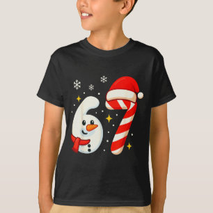6 7 Camisa de Natal Meme 67 Seis Sete Boneco de Ne