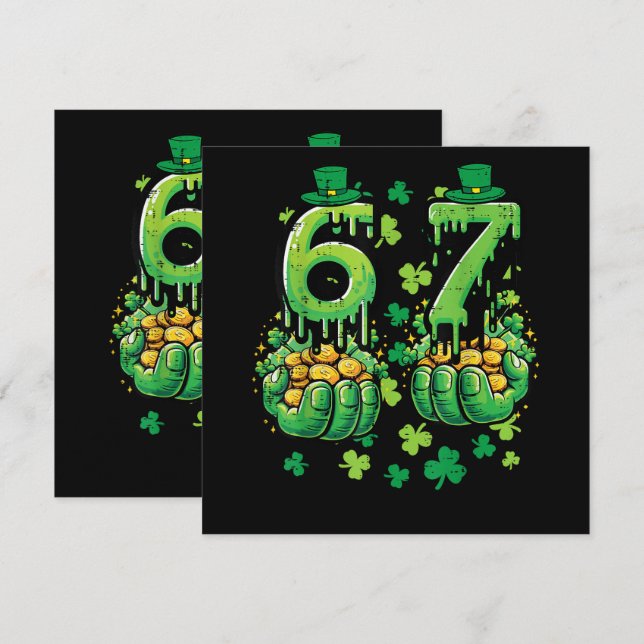 6 7 Dia de São Patrício (Frente/Verso)