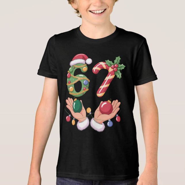 6-7 Meme Weihnachtsshirt (Frente)