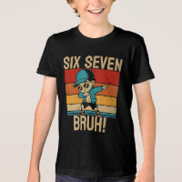 6 7 Números Dabbing Seis Sete Cara