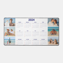 6 Colagem de Fotos US 2024 Year Em Resumo Calendar