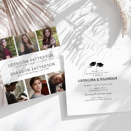 6 Convite de Formatura Conjunta com Colagem de Fot