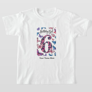 6 de aniversário Design de Camisa de aniversário c