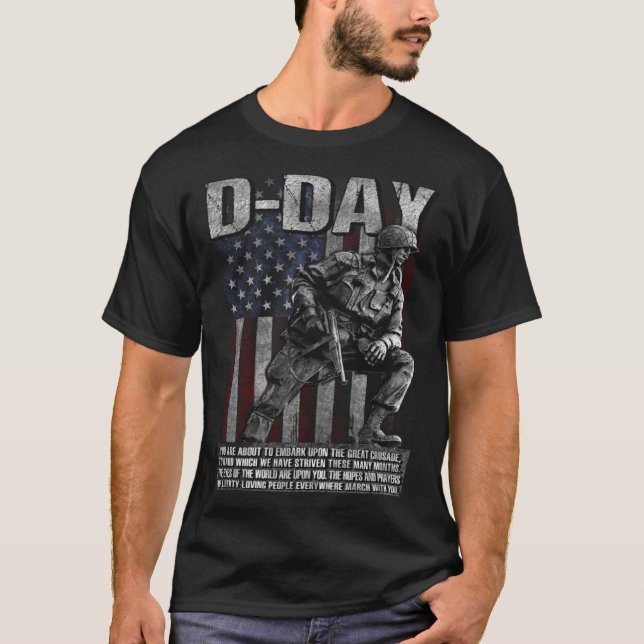 6 de junho do dia D, 1944 Pullover Hoodie (Frente)
