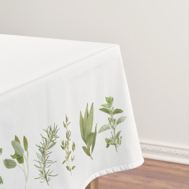 6 ERVAS FRESQUINHAS Toalha de mesa 52x70 (Posição Original)