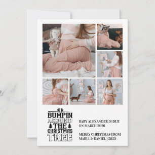 6 Foto: Anúncio de gravidez na árvore de Natal