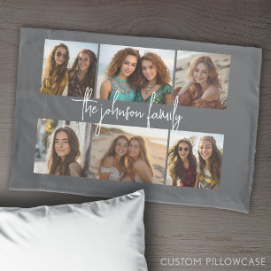 6 Grade de Colagem de Fotos - Texto Personalizado