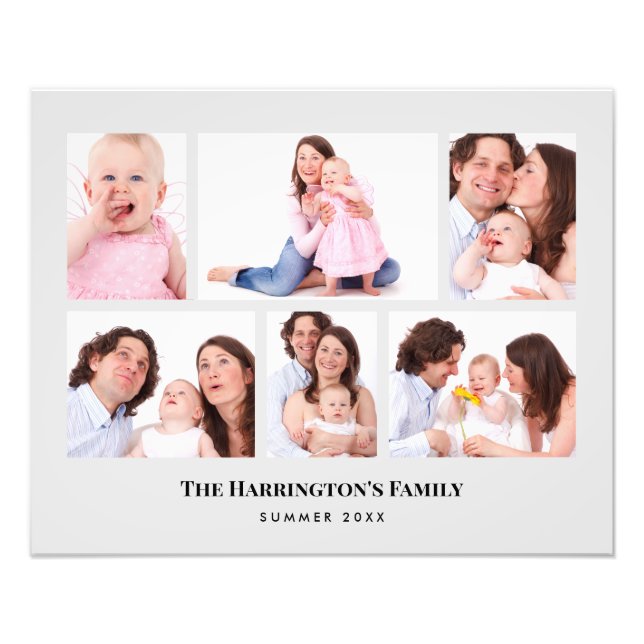 6 Seções Fotografias Personalizadas - Quadros de C (Frente)