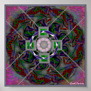 6" x 6", papel de poster do valor (Matte)