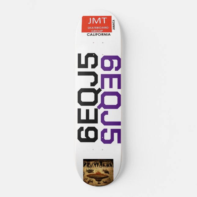 6EQJ5. CÓDIGO. JMT 8 1/4" Deck de Skateboard (Frente)