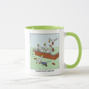 6o Dia da caneca do Natal (seis gansos queColocam)