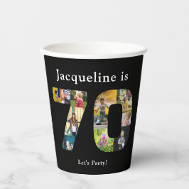 70 Birthday Design da sua própria Colagem de Fotos