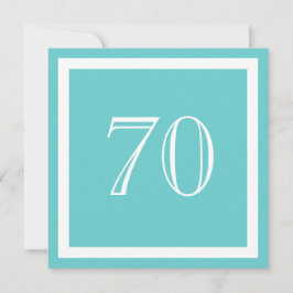70 Convite de aniversário - Aqua