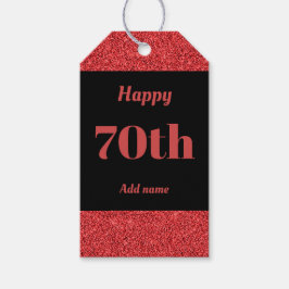 70 de etiquetas de presente de aniversário persona