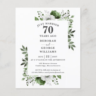 70 de Orçamento Aniversário de Casamento Convite F