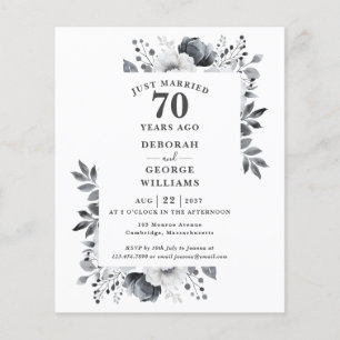 70 de Orçamento Aniversário de Casamento Convite F