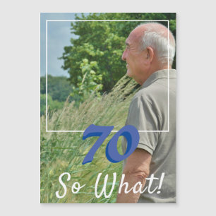 70 E daí Adicionar uma Foto Cartão de Aniversário