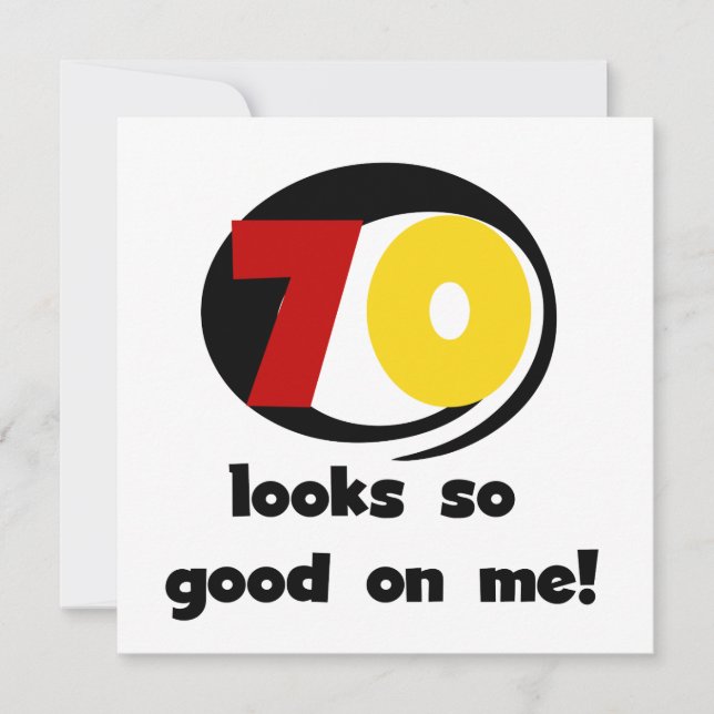 70 fica tão bom em minhas camisetas e presentes (Frente)