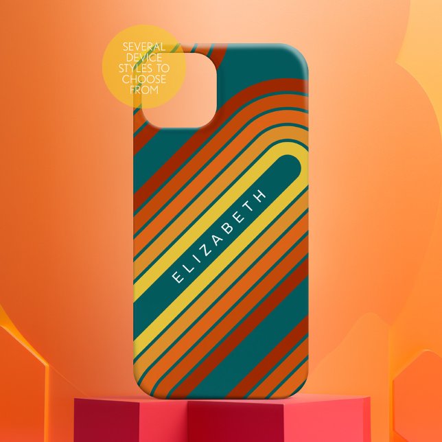 70 Linha Inspirada Arca Vermelha Laranja Amarelo S (Personalized Case-Mate Phone Case - Choose Your Device and Add Text or Completely Customize)