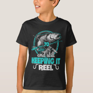 70 Pesca Engraçada Aniversário Engraçado Camisa Pe