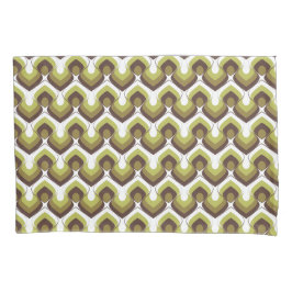 70s Bold Modern Retro Ogee Motif in Greens