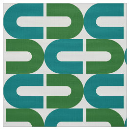 70s Tecido de padrão oval quebrado pela Mod e pela