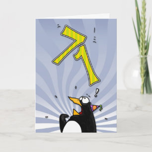 711 Aniversário da rua - Cartão Surpresa de Pingui