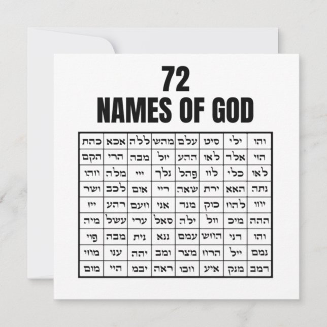 72 Names of God (Frente)