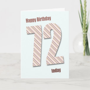 72.o cartão de aniversário
