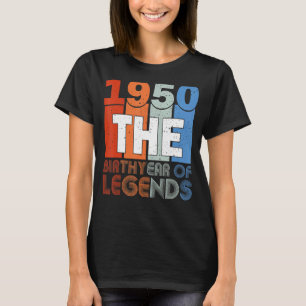 73º Nascer De Camisa De Aniversário Em 1950 Mulher